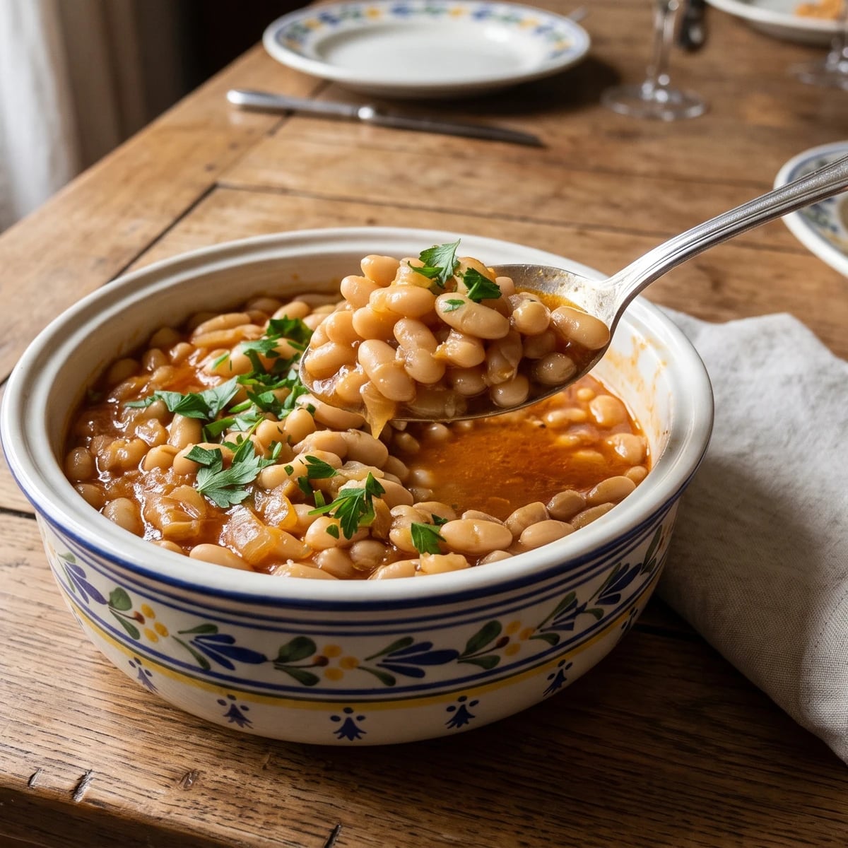 Haricots Blancs à la Bretonne