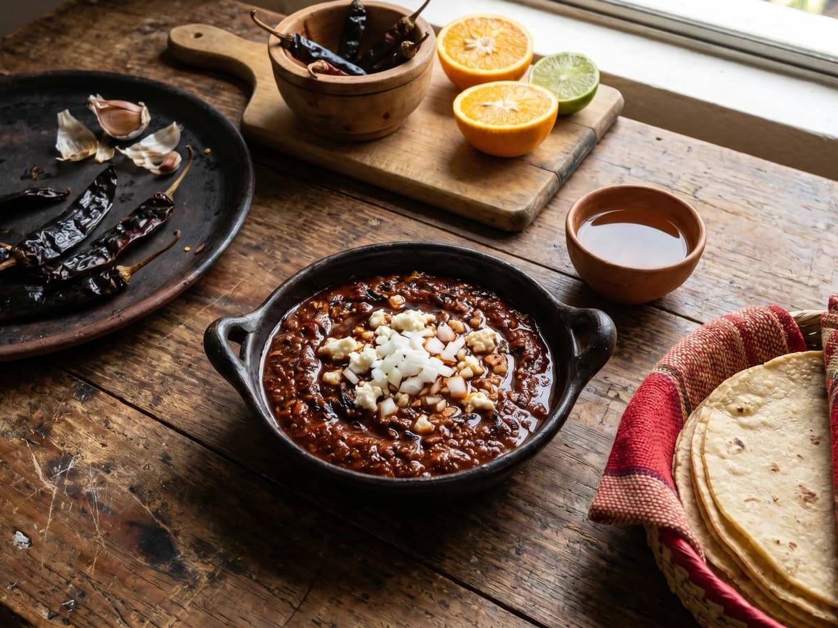 Salsa Borracha de Pasilla y Mezcal - Chef Lupita