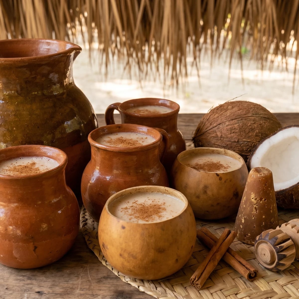 Atole de Coco Costeño