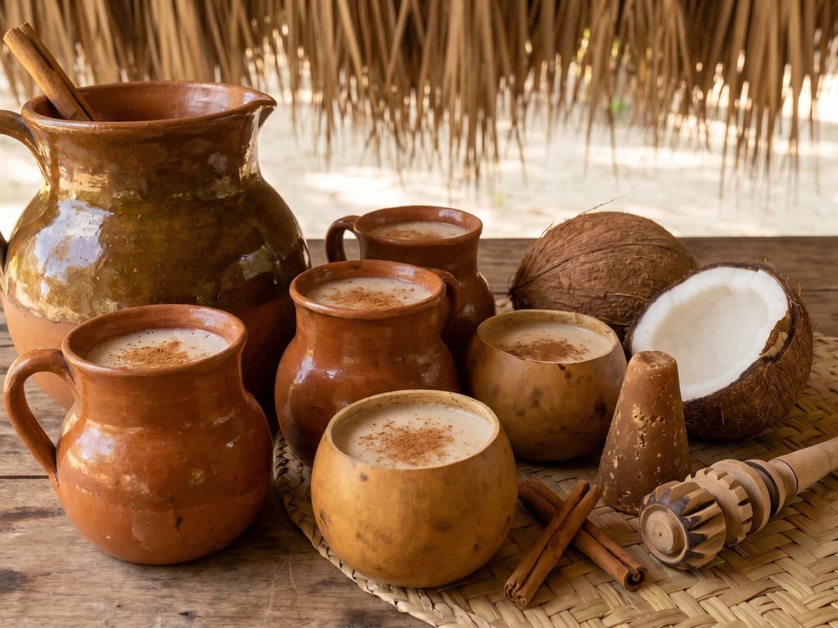 Atole de Coco Costeño