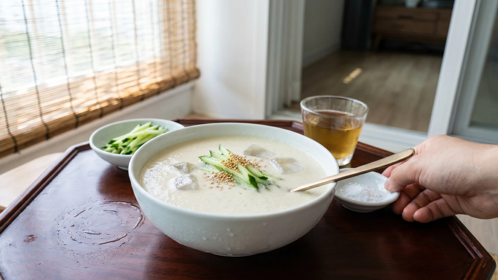 Kongguk (Cold Soy Milk Soup)