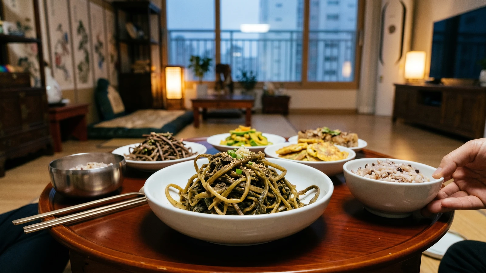 Siraegi-namul (Seasoned Dried Radish Greens)
