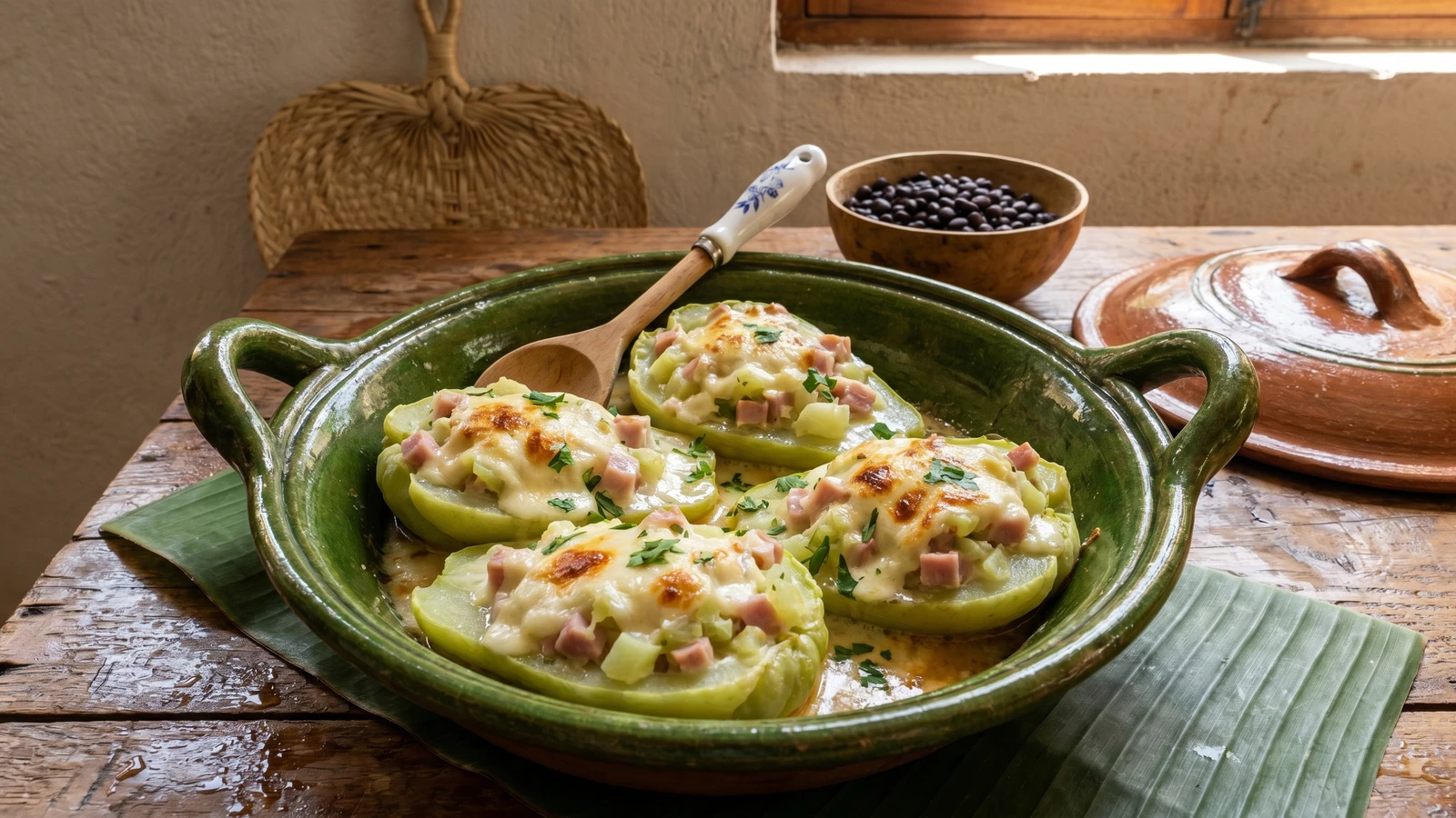 Veracruz Stuffed Chayote (Chayotes Rellenos)