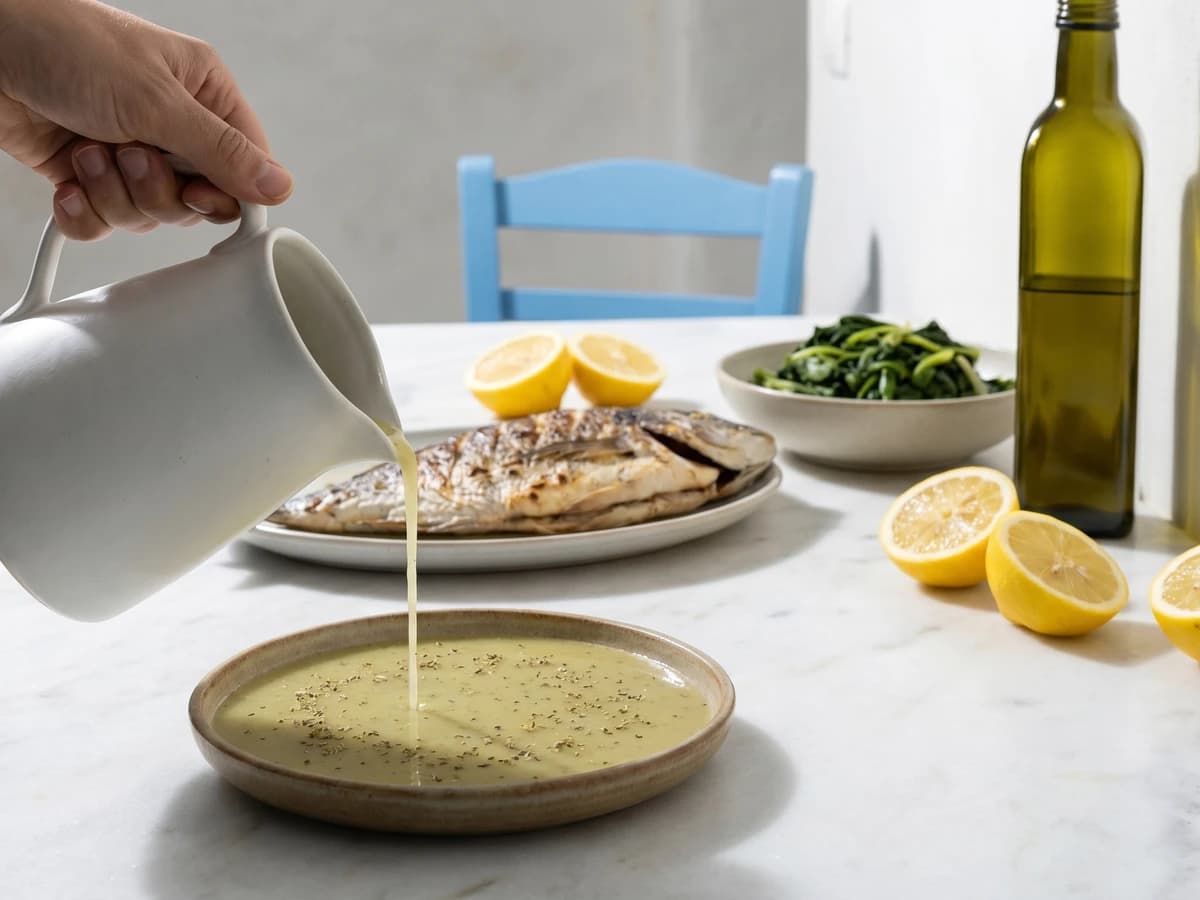 Aegean Islands Ladolemono (Λαδολέμονο) - Chef Dimitra