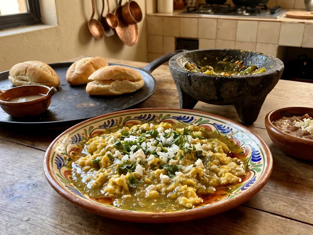 Huevos a la Albanil del Bajio - Chef Lupita