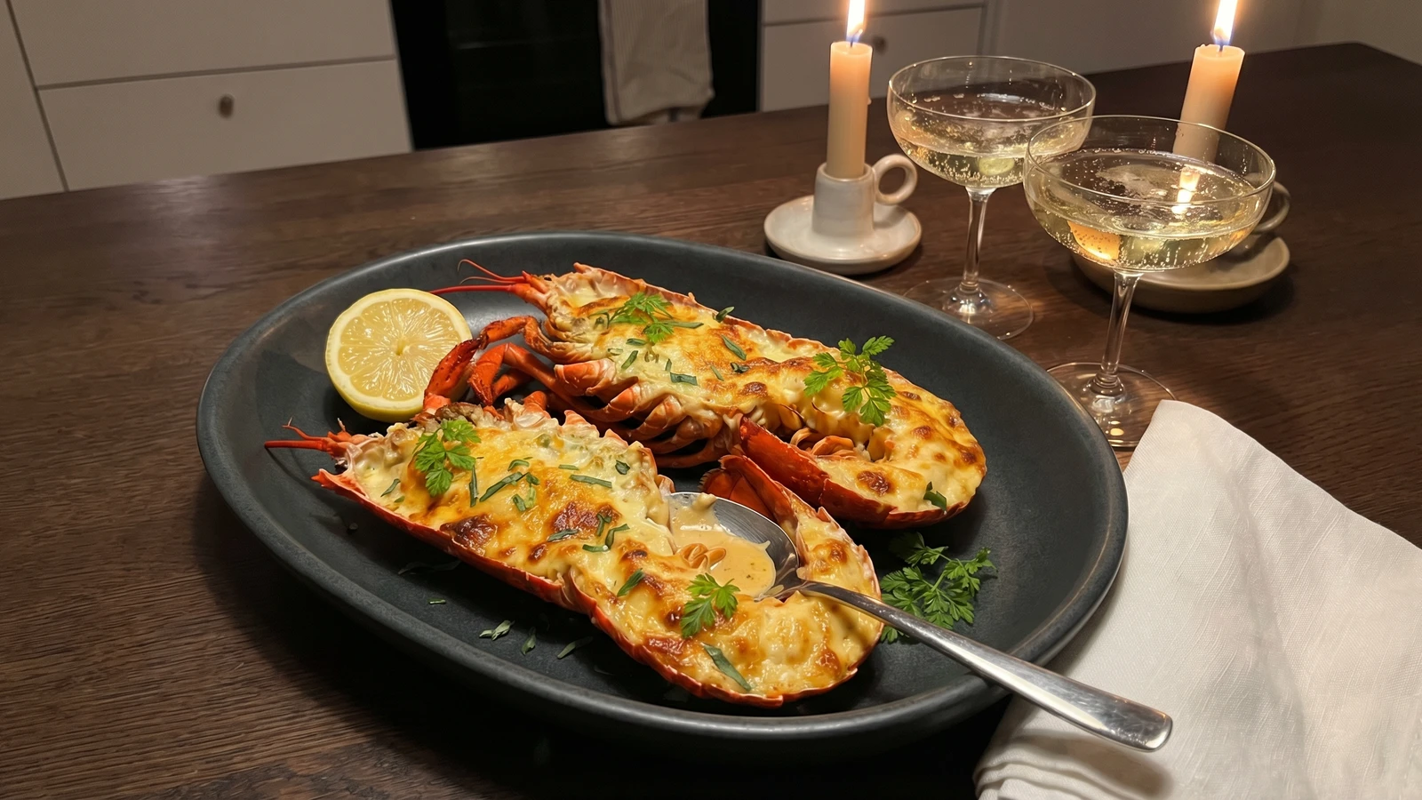 Hummer Thermidor til Nytaar