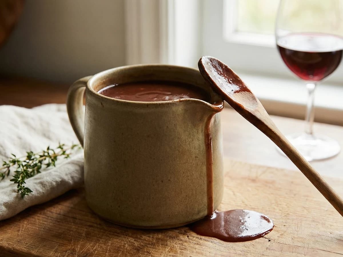 Red Wine Gravy - Chef Thomas