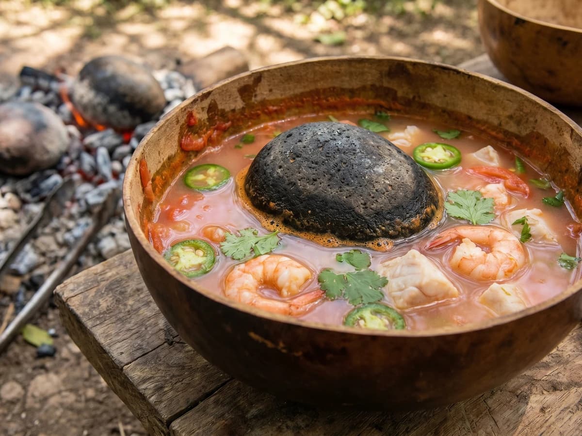 Caldo de Piedra (Chinantec Stone Soup) - Chef Lupita
