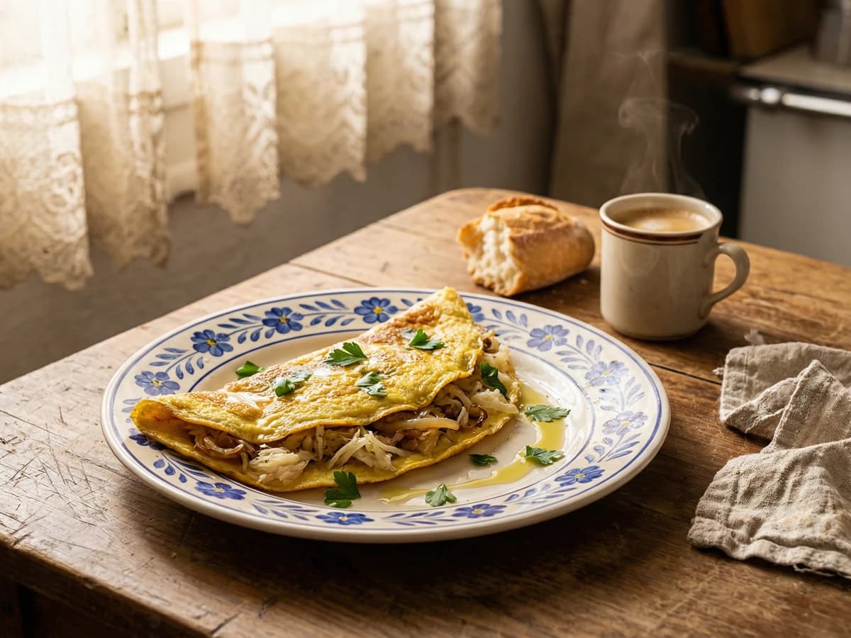 Omelete de Bacalhau - Chef Margarida