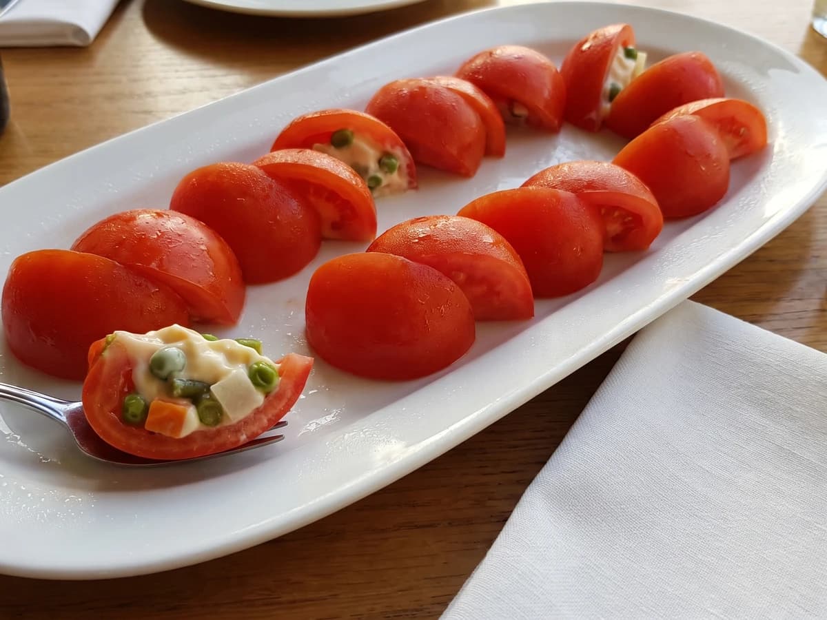 Quartered Tomatoes - Chef Juliette