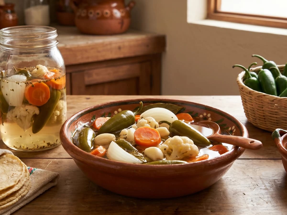 Verduras en Escabeche Jalisciences - Chef Lupita
