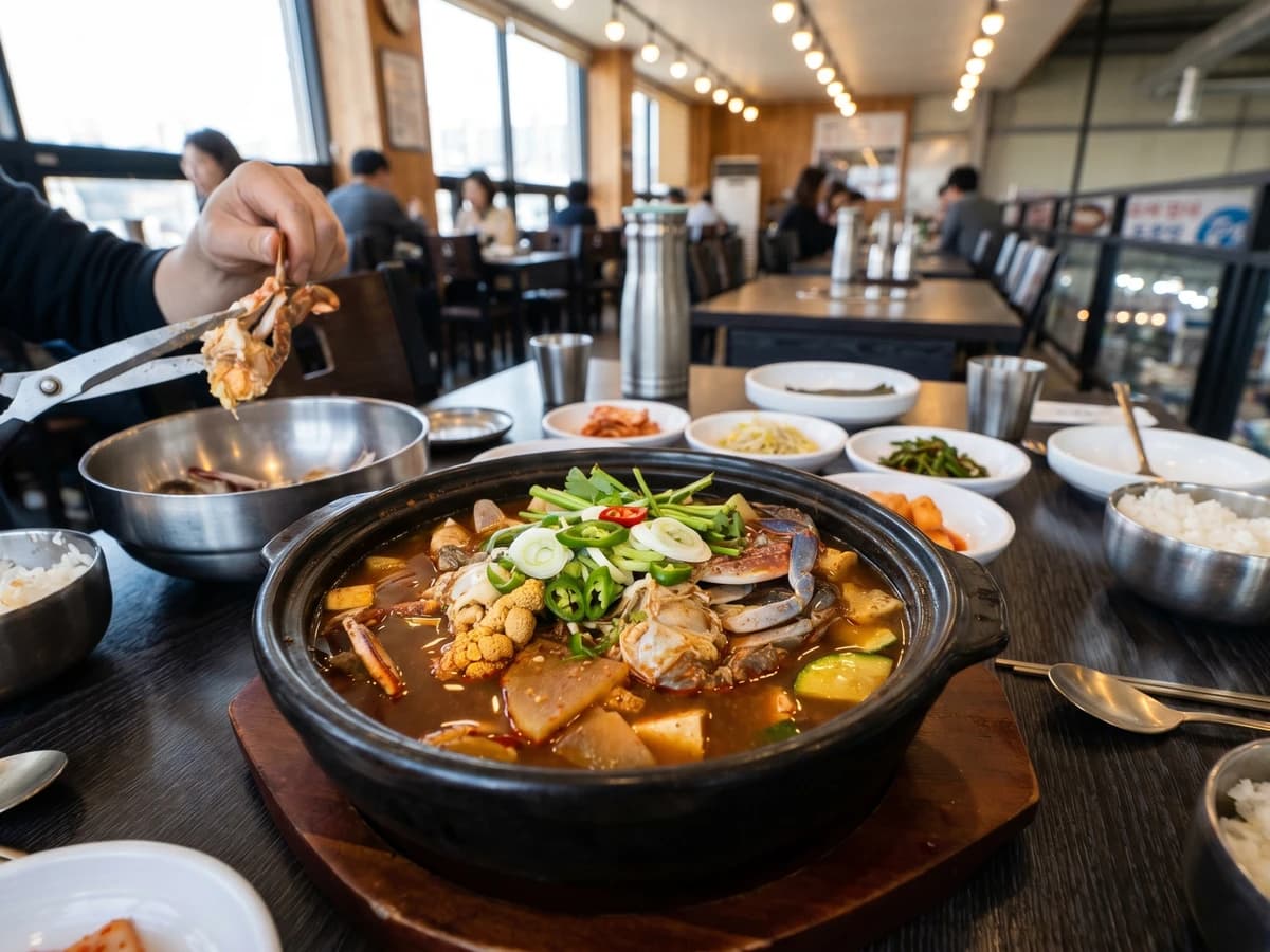 Kkotge-jjigae (꽃게찌개, Blue Crab Stew) - Chef Jeong-sun