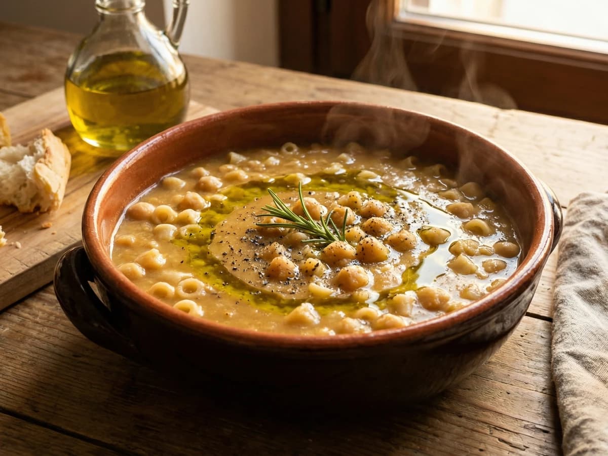 Pasta e Ceci alla Romana - Chef Graziella