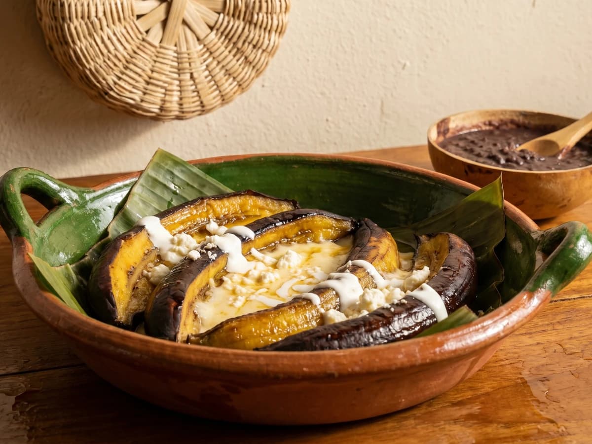 Veracruz Baked Plantains with Cheese (Platanos al Horno) - Chef Lupita