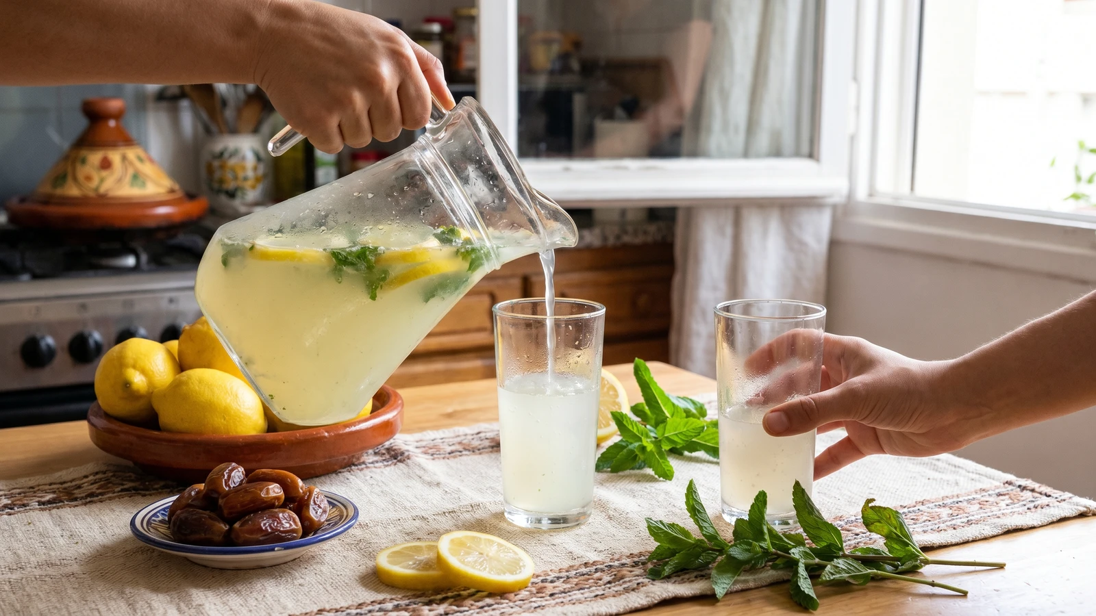 Citronnade à la Menthe (عصير الليمون بالنعناع)