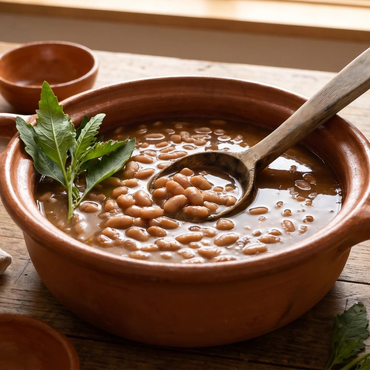 Frijoles de la Olla con Epazote