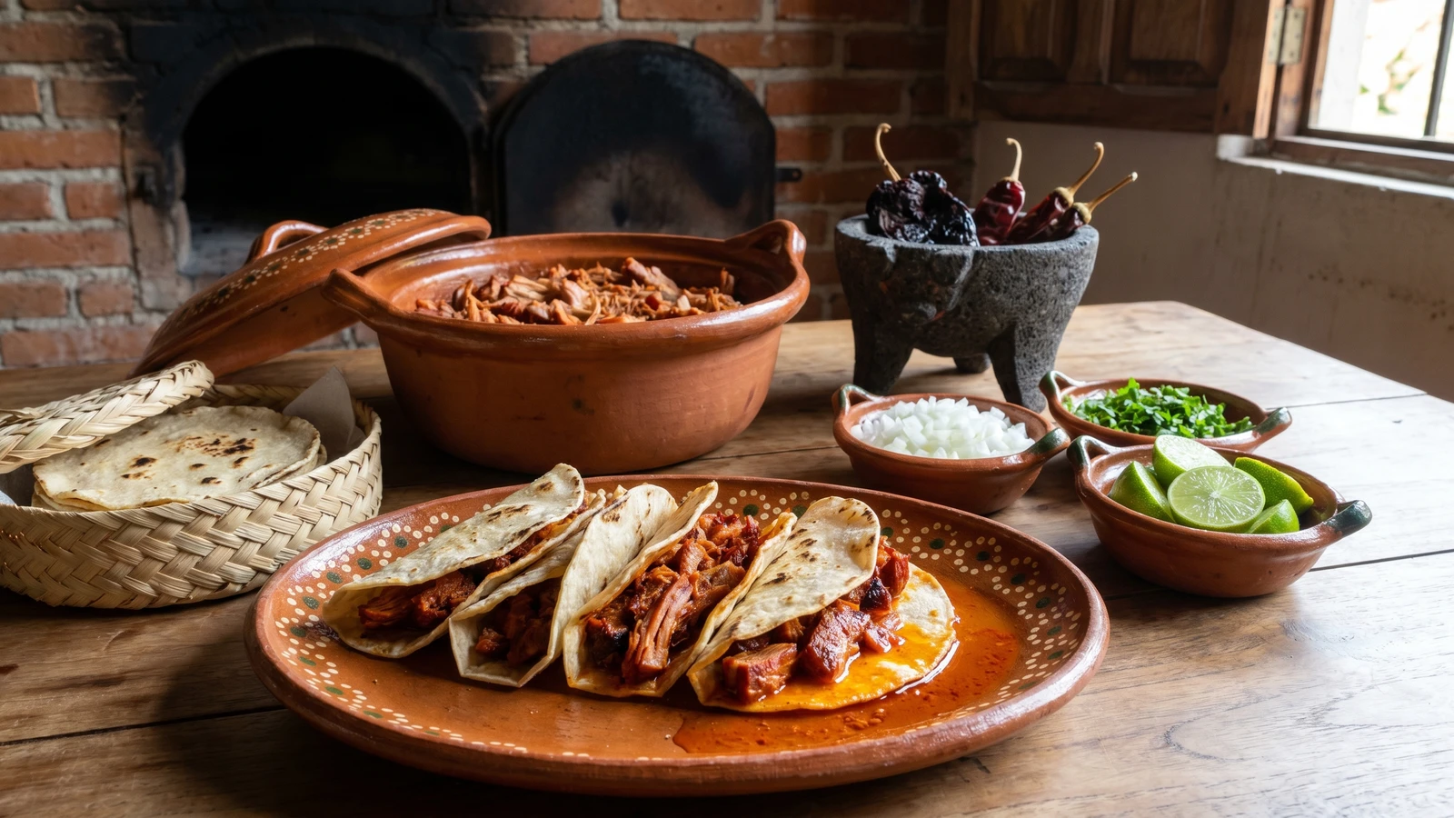 Tacos de Cochito Horneado de Chiapa de Corzo