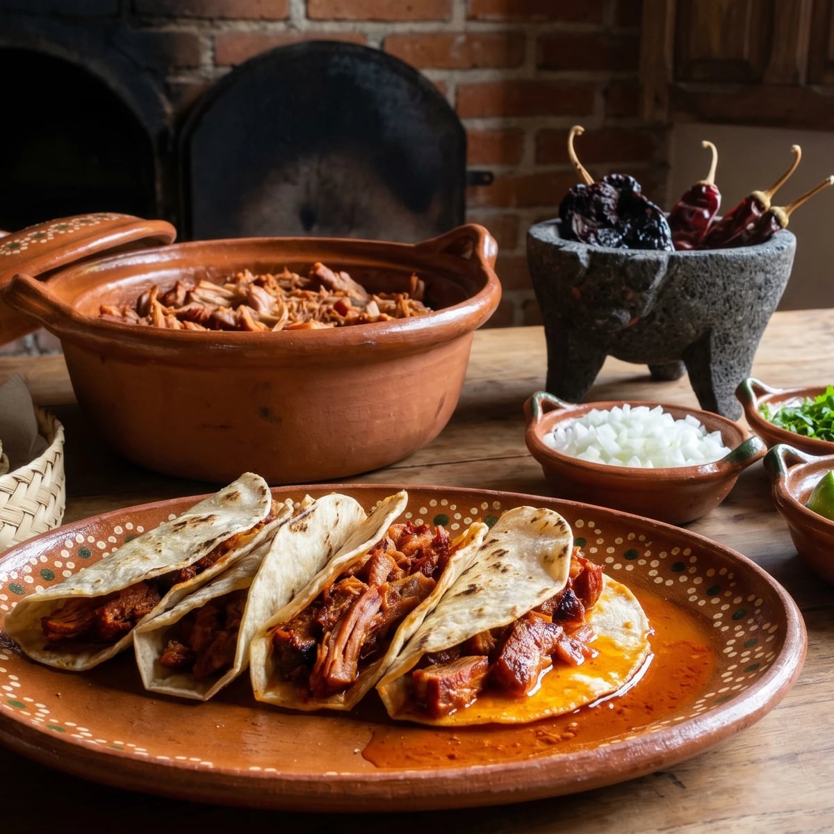 Tacos de Cochito Horneado de Chiapa de Corzo