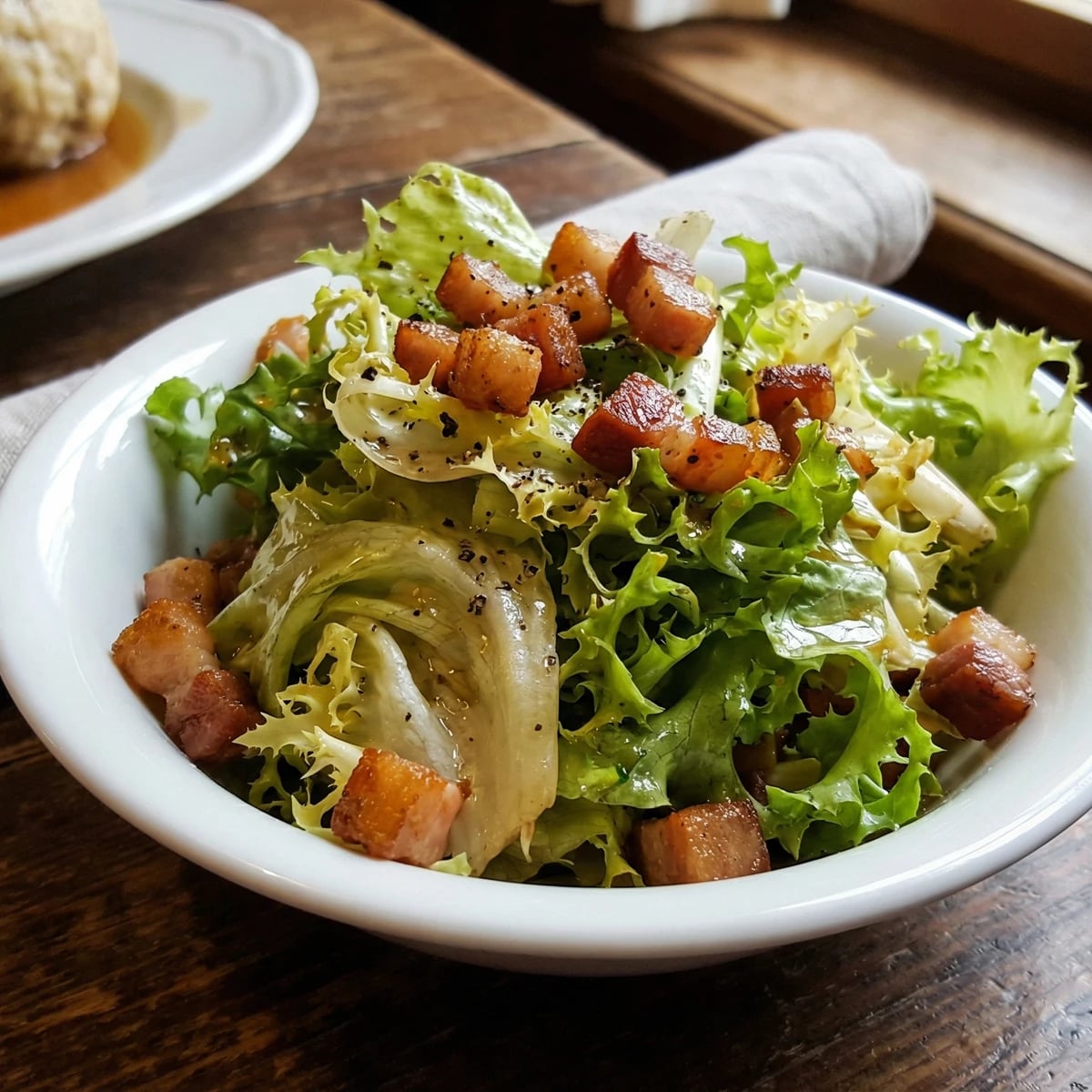 Endiviensalat mit Speck