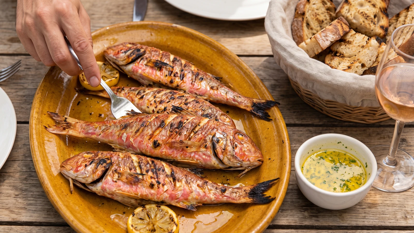 Grilled Red Mullet