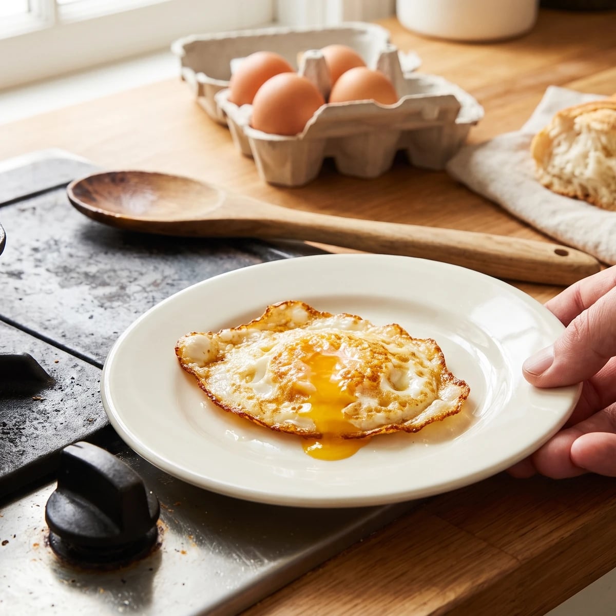 The Preparation of Fried Eggs