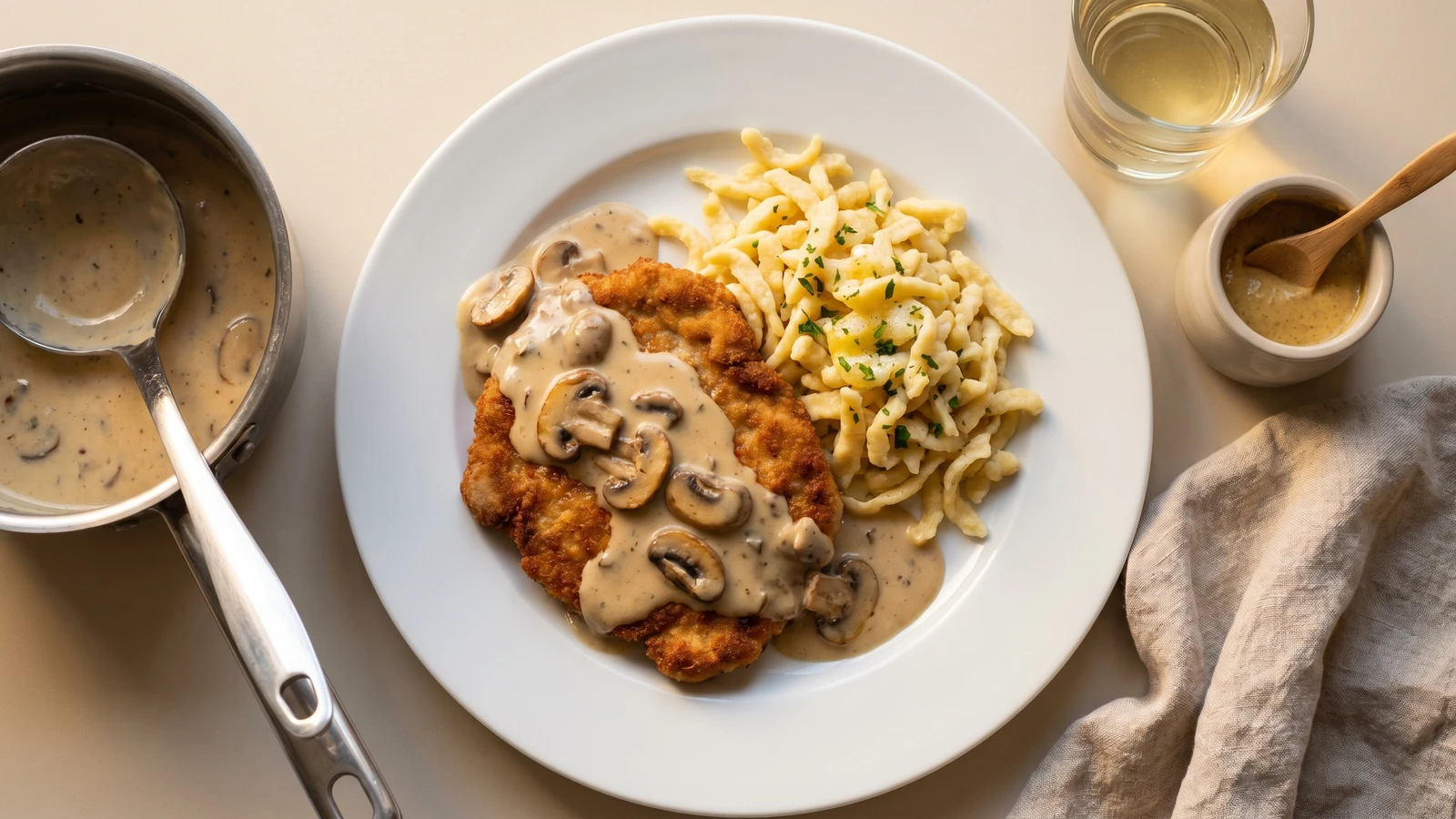 Champignonrahmsoße
