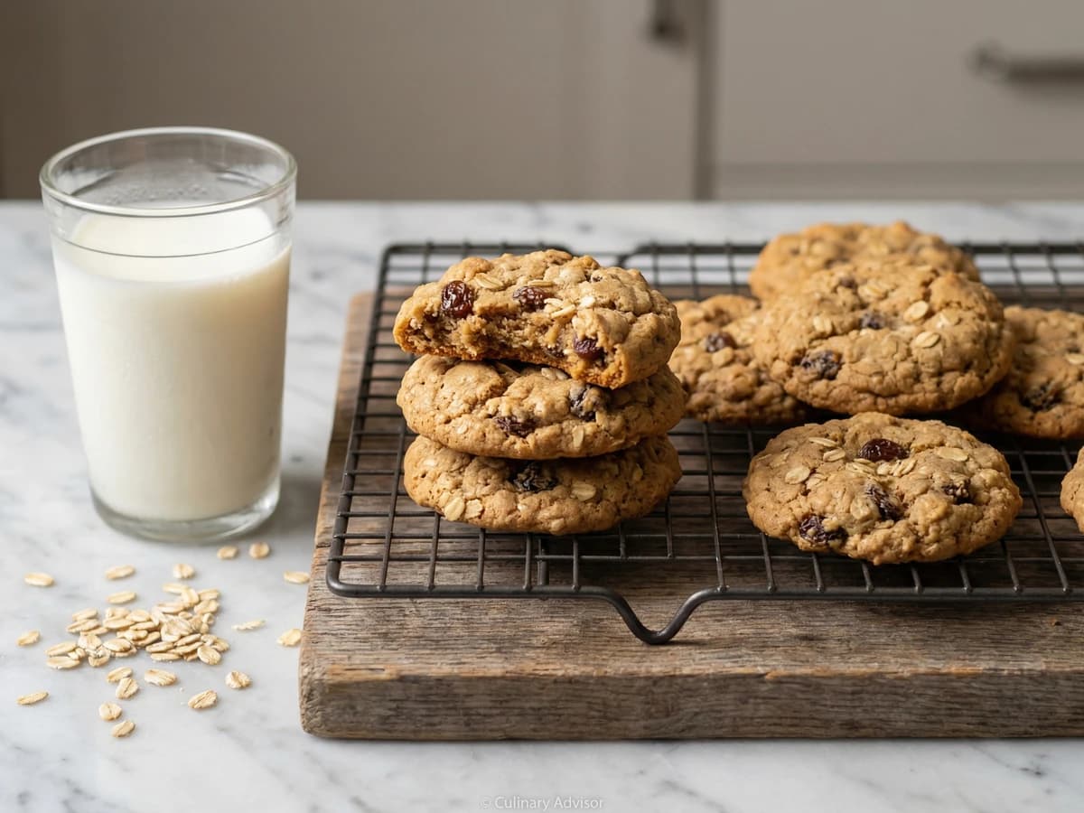 Classic Oatmeal Raisin Cookies - Chef Dean