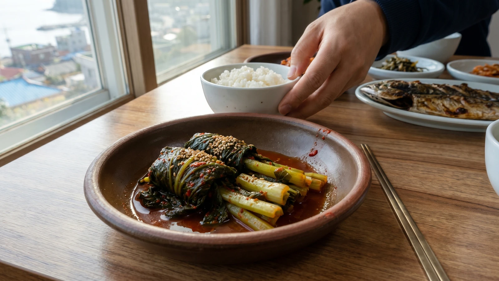 Dolsan Gat-kimchi (Yeosu Mustard Leaf Kimchi)