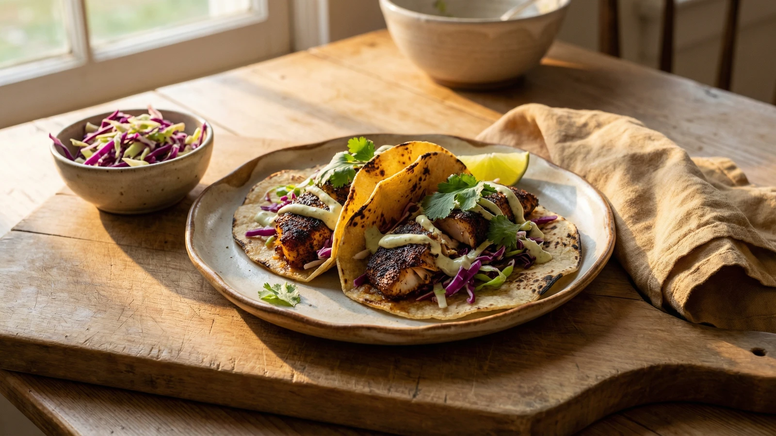 Blackened Fish Tacos