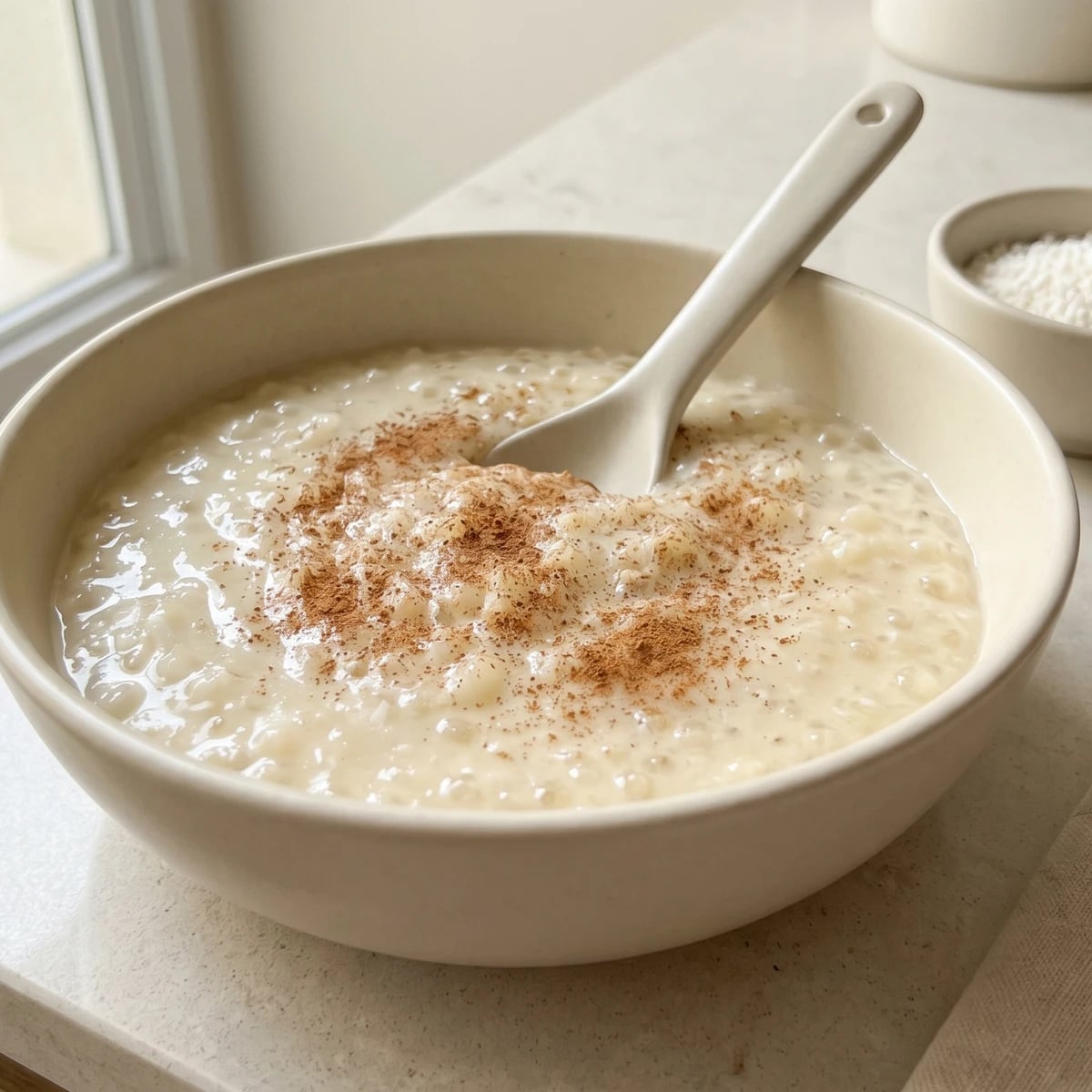 Mingau de Tapioca com Coco