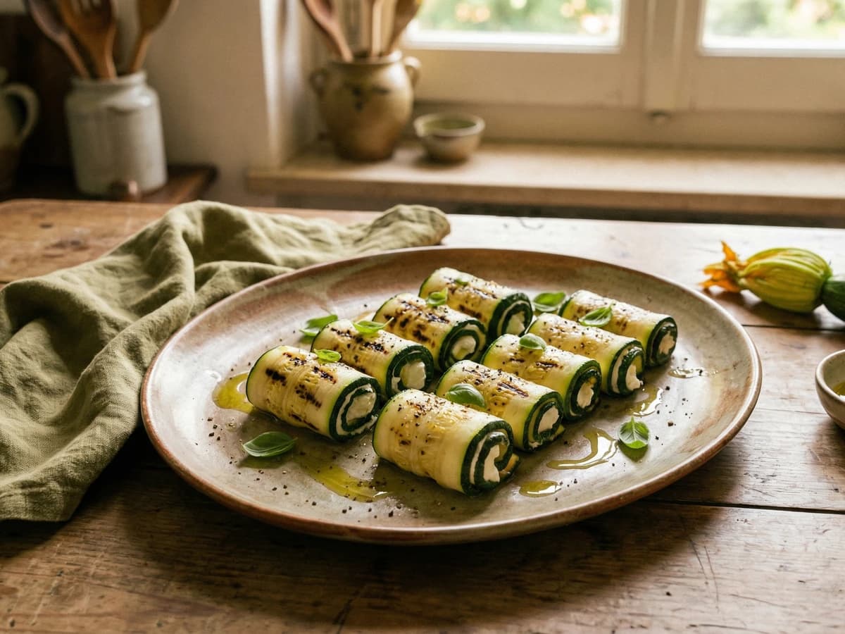 Involtini di Zucchine Grigliate - Chef Graziella