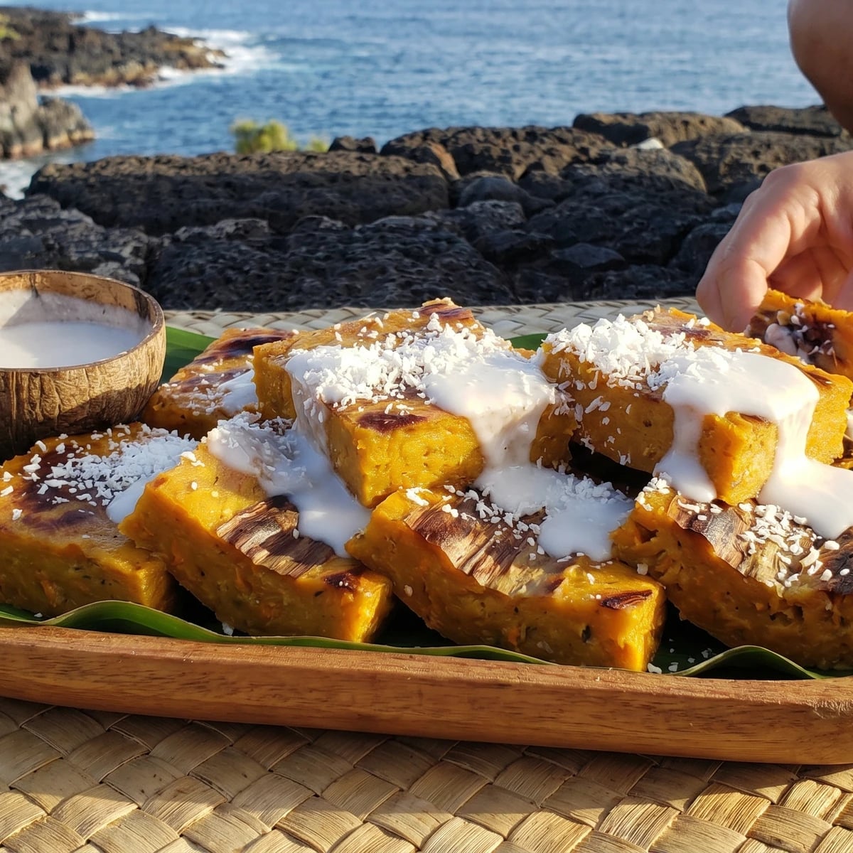Poʻe Rapa Nui (Banana and Pumpkin Pudding)